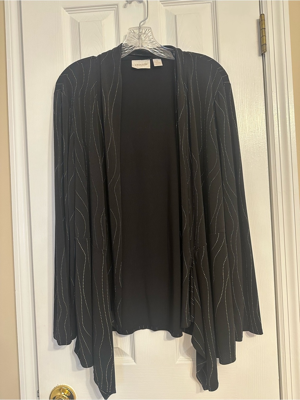 Chico's Black and Gold Jacket